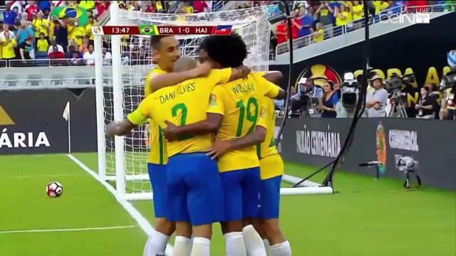 اهداف مباراة البرازيل وهايتي 7-1 شاشة كاملة ( كوبا امريكا 2016 ) 1080pHD