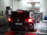 VW Touareg 2,5l TDI 128kW Automatic nach Chiptuning bei A&A Automobiltechnik auf dem Prüfstand