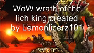 WoW wrath of the lich king client installer