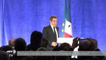 Primaire à droite: Sarkozy fait campagne dans le Nord