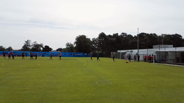 Jeudi 9 juin : début d'entrainement pour les Diables rouges