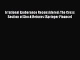 Read Irrational Exuberance Reconsidered: The Cross Section of Stock Returns (Springer Finance)