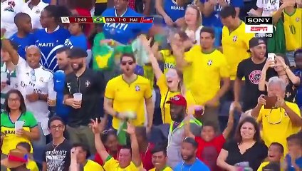 1-0 Philippe Coutinho Goal - Brazil vs Haiti [HD] - Copa América 08.06.2016