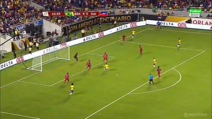 5-0 Lima Lucas Gol - Brazil vs Haiti - Copa América 08.06.2016