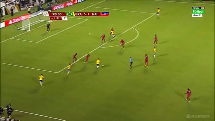 7-1 Philippe Coutinho Hat-trick Goal - Brazil vs Haiti - Copa América 08.06.2016
