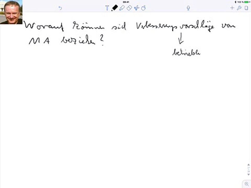 Worauf können sich Verbesserungsvorschläge der Mitarbeiter beziehen?