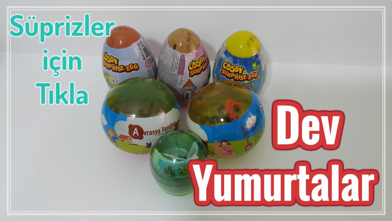 6 Tane Dev Sürpriz Yumurta Açımı
