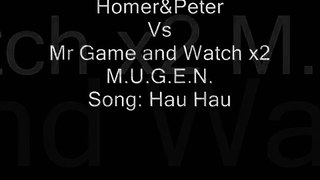 MUGENTRANCE#17-Homer&Peter Vs Mr Game and Watch