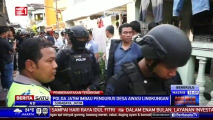 Terkait Teroris, Polda Jatim Imbau RT/RW Awasi Lingkungan