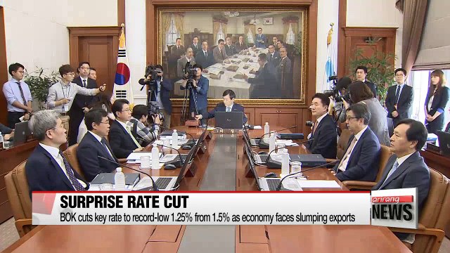 BOK cuts key rate to 1.25% as gov't pushes with corporate restructuring
