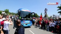 Euro 2016 : accueil bouillant pour les Portugais à Marcoussis