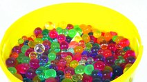 GIANT ORBEEZ PLAY DOH Bucket Surprise Toys Angry Birds Finding Dory TMNT Peppa Pig Learn Colors