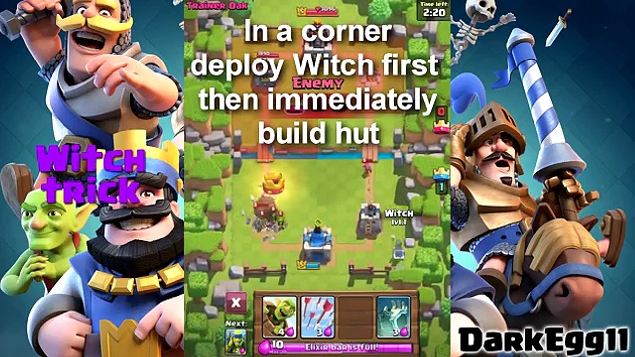 Clash Royale Witch Stuck Trick Guide Juni 2016