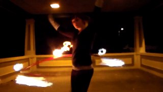 Kayla Fire Eating and Hoop 10-23-15