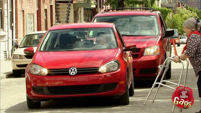 Just For Laughs Gags - Epic Old Man - Traffic Jam Prank