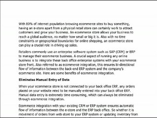 How Integrated Ecommerce Benefits: VARStreetinc