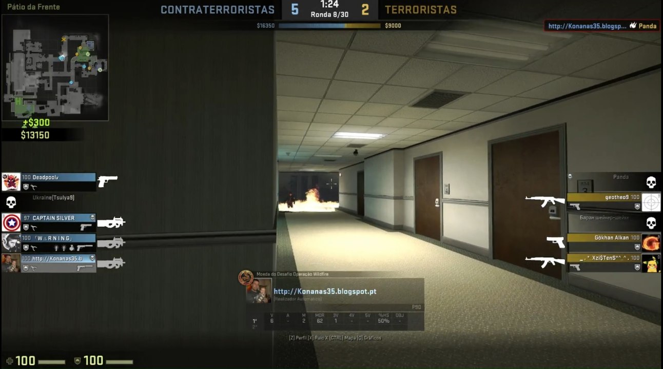 CS-GO incendiary grenade very nice kille CONANAS