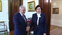Başbakan Yıldırım, Yargıtay Başkanı Cirit ve Danıştay Başkanı Güngör ile Görüştü