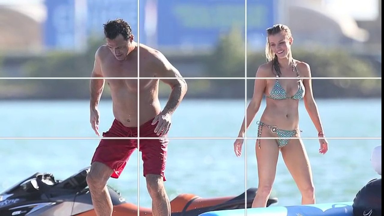 Joanna Krupa Topless Sunbathes On Yacht