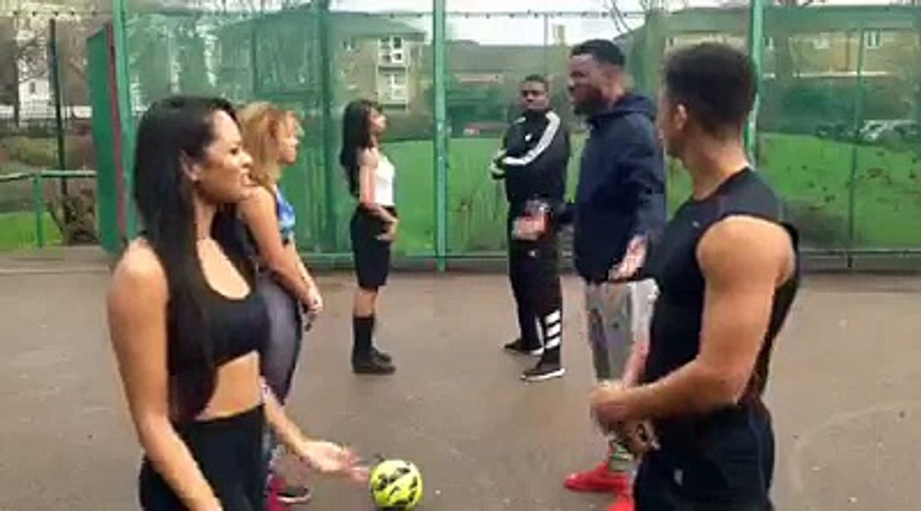 Boys Vs Girls Road Football Game