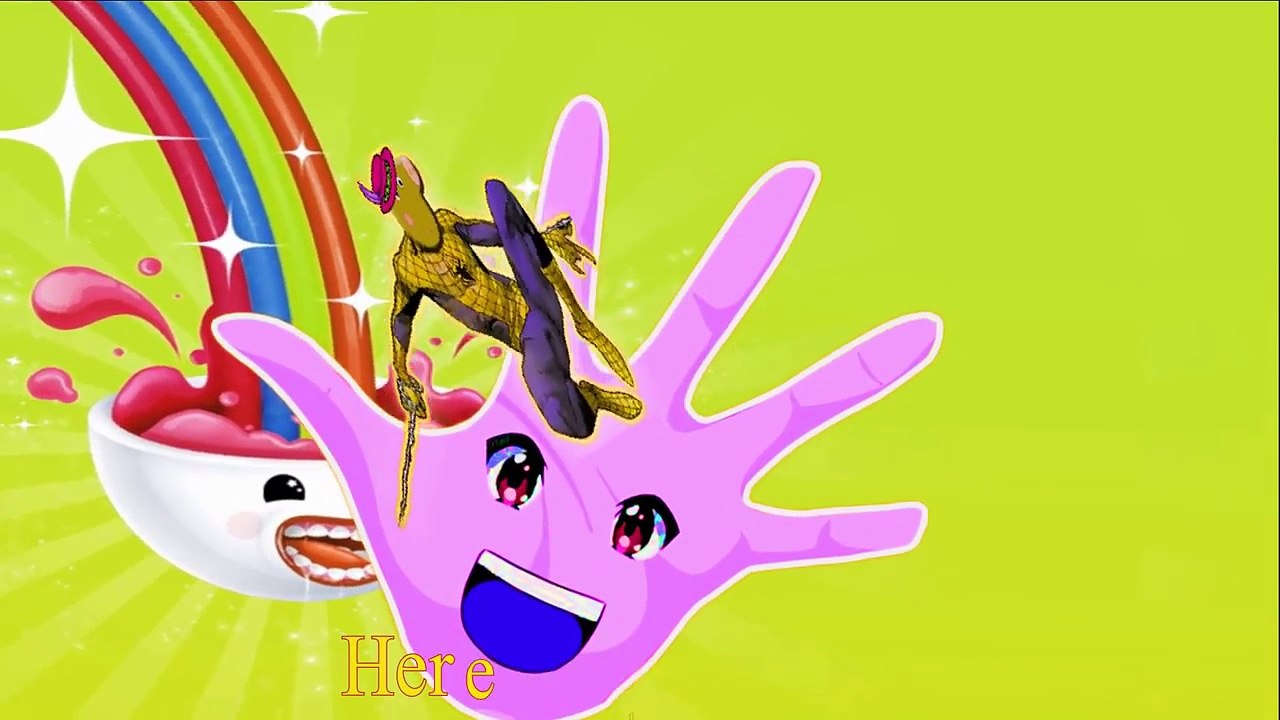English Spider Man Magic Finger Family Peppa Pig | Nursery Rhymes For Children | Kids TV 01