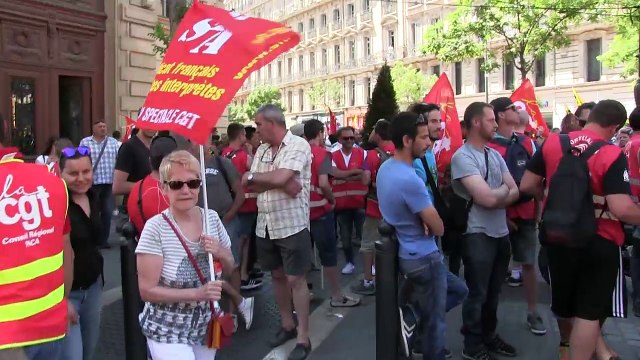 La réponse des grévistes marseillais à Michel Sapin ce jeudi 9 juin