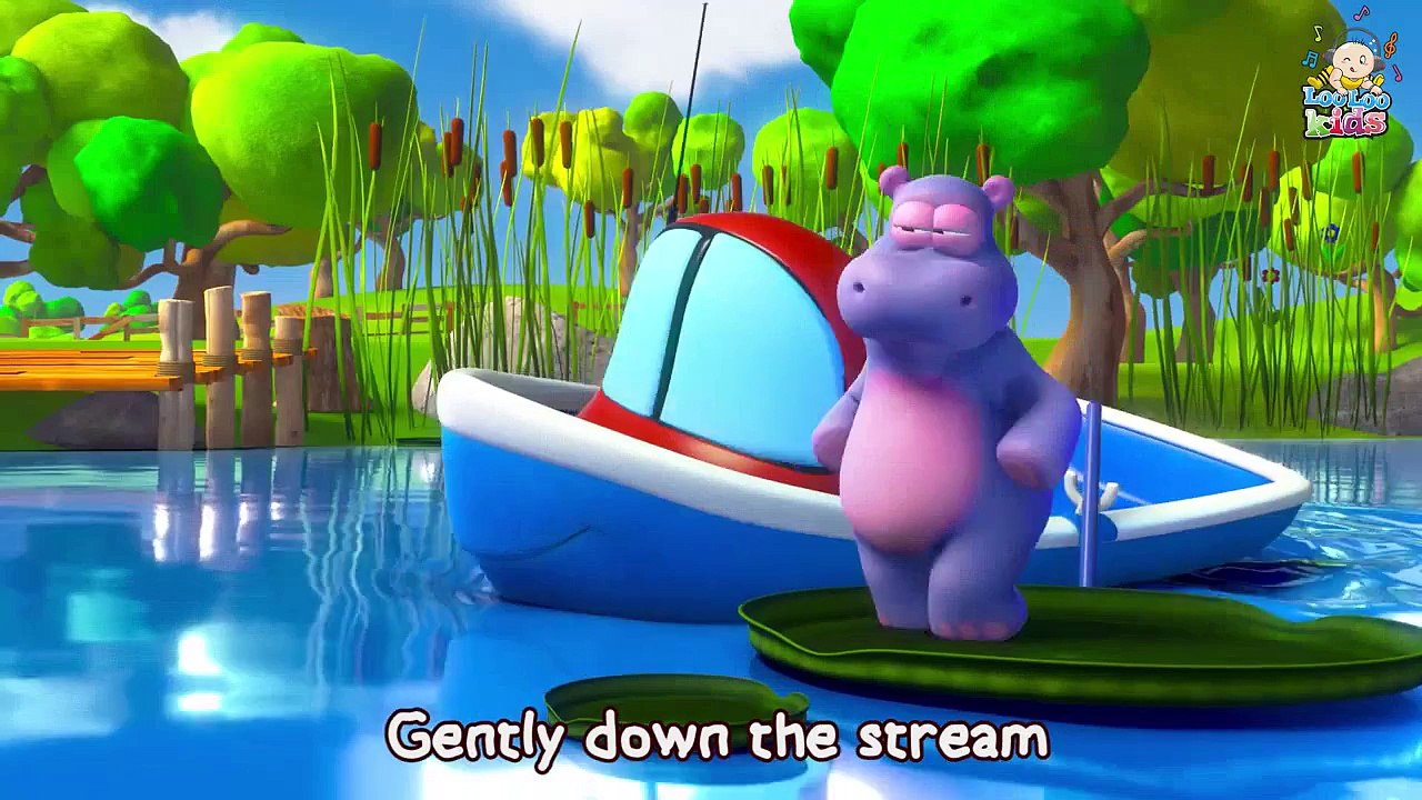 Row, Row, Row Your Boat - THE BEST Songs for Children | LooLoo Kids