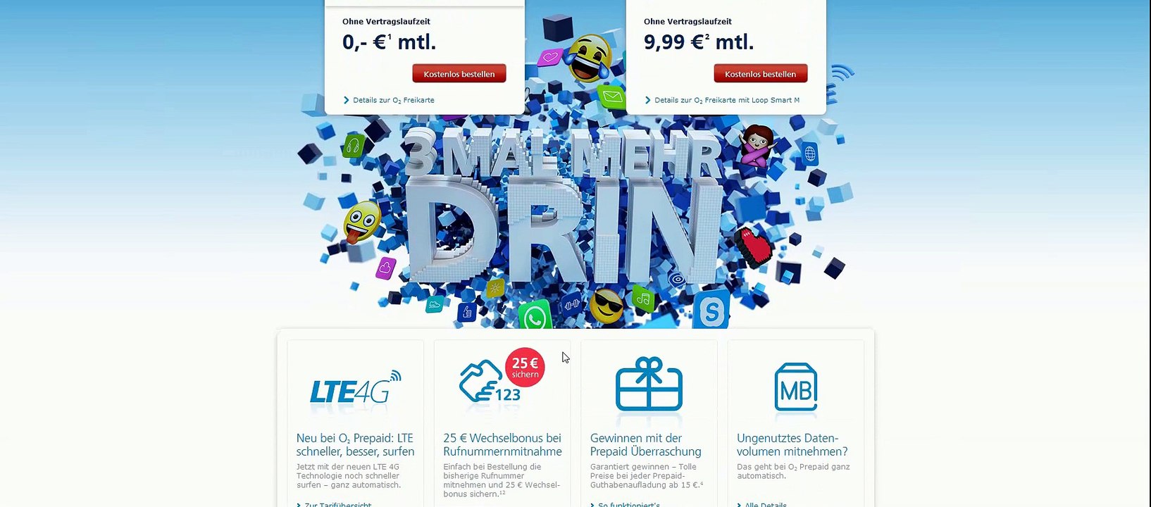 o2 freikarte - Kostenlose Prepaid SIM Karte inkl. LTE Speed