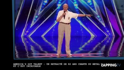 America’s got talent : Un retraité de 82 ans chante du metal et c’est incroyable