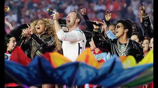 Super Bowl 2016 Halftime Show - Beyonce And Bruno Mars Dance Off