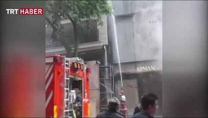 Nişantaşı’nda korkutan yangın