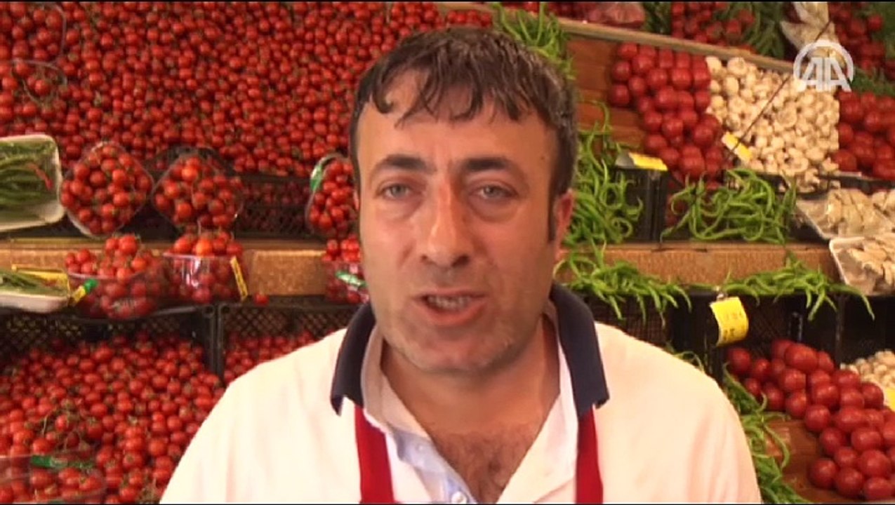Askıda sebze ve meyve