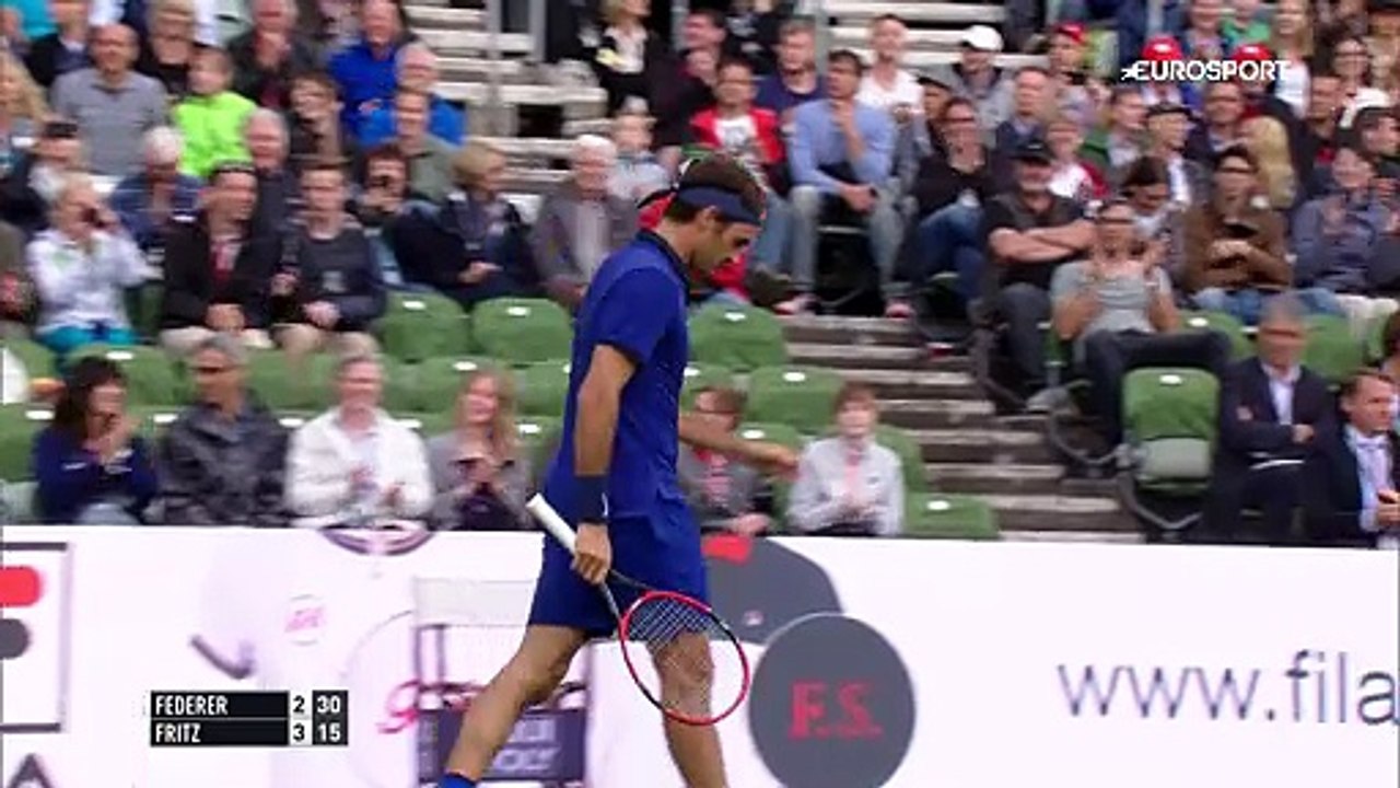 ATP Stuttgart: Roger Federer - Taylor Fritz (Özet)