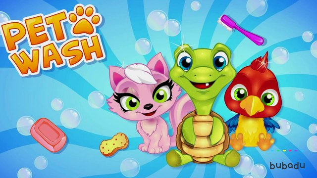 Cartoon for children. Baby Games Video. Pet Wash. Crazy Parrot. Educational Cartoons. Episode 3