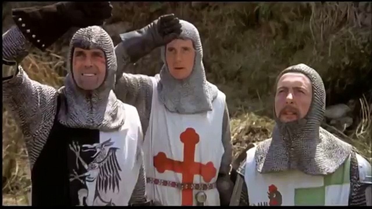 Monty Python - Holy Grail ( Killer Bunny + 4th Wall, cop/detective ...