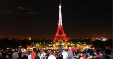 Türk Taraftarlar EURO 2016'da Fark Attı, Eyfel Kulesi Kırmızı-Beyaz Olacak