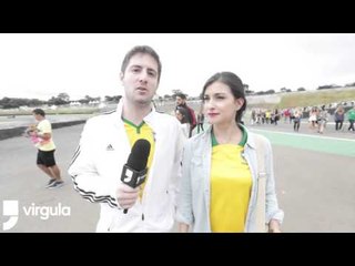 Peixes fora d'água, manifestantes vão de camisa do Brasil no Lollapalooza