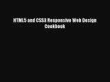 FREE DOWNLOAD HTML5 and CSS3 Responsive Web Design Cookbook DOWNLOAD ONLINE