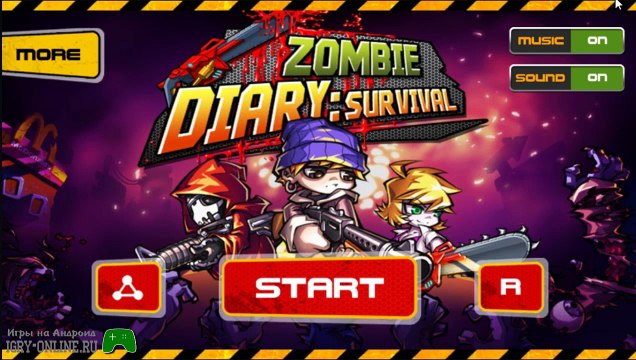 Миссия Человека лежит на твоём плече. Игра Zombie Diary на андроид