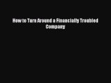 Read Book How to Turn Around a Financially Troubled Company ebook textbooks