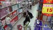 Shrieking Woman appears to become Possessed While Shopping in Supermarket CCTV