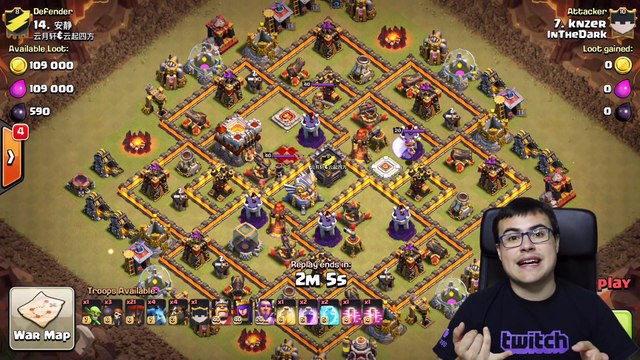 Lanzarrocas Walk y otras estrategias híbridas Guerra de Clanes Clash of Clans con TheAlvaro845