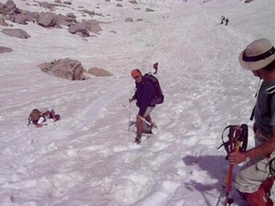 Glisse avec le piolet