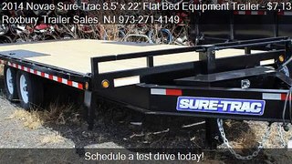 2014 Novae Sure-Trac 8.5' x 22' Flat Bed Equipment Trailer 1