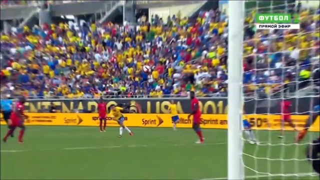 Бразилия - Гаити 7-1 (9 июня 2016 г, Кубок Америки)