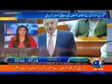 Geo's Ayesha Ehtesham Bashing Khawaja Asif for Not Apologizing Shireen Mazari by Name