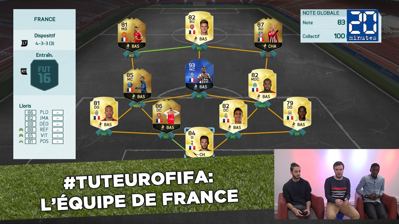 TUTEUROFIFA : Les conseils pour dominer votre pote à FIFA avec l'Équipe de France