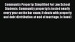 [PDF] Community Property: Simplified For Law School Students: Community property is tested