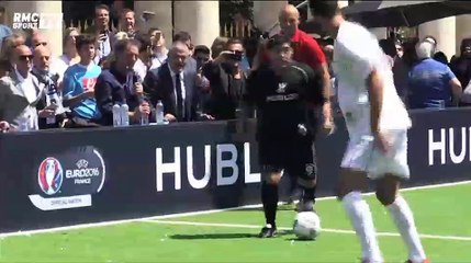 Diego Maradona toujours aussi heureux de marquer