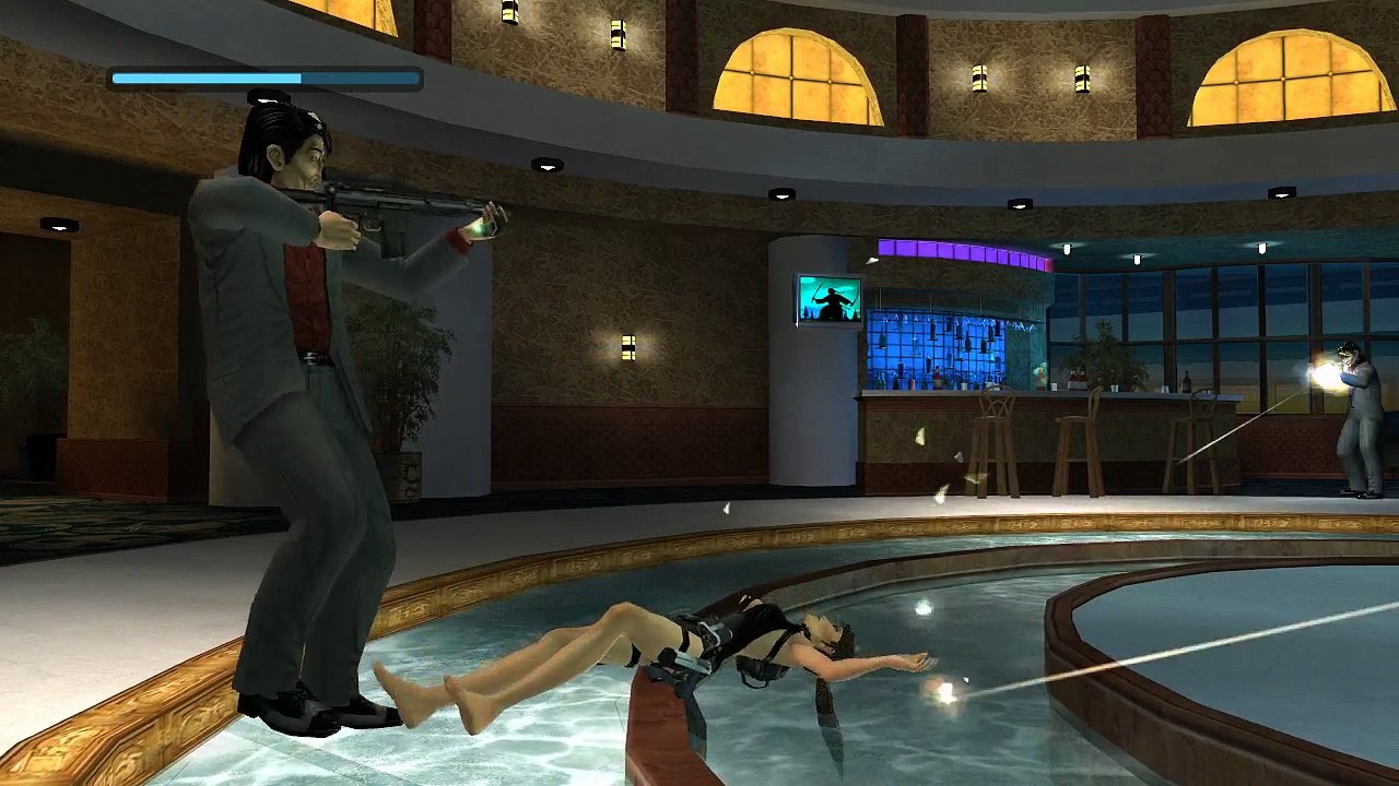 Ryona-Lara Croft gets destroyed in Tomb Raider Legend